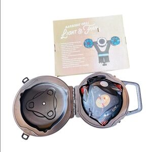 Grillbot Auto Grill Cleaner w/ Case, Charger, Grill Light & Fan - Great Gift!